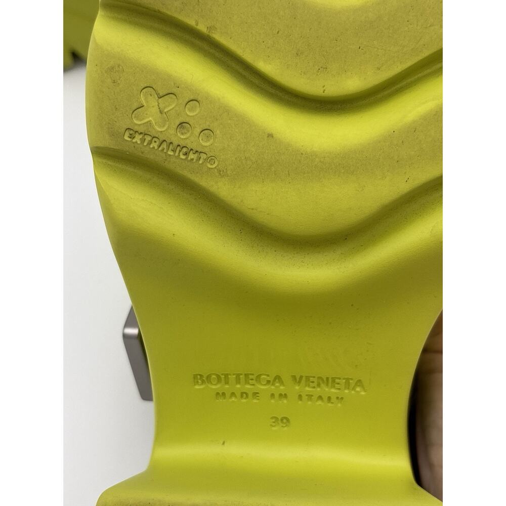 Bottega Veneta Flash Buckle Mule Sandal Neon Yellow Chartreuse Size 39 / 9 - Picture 8 of 16
